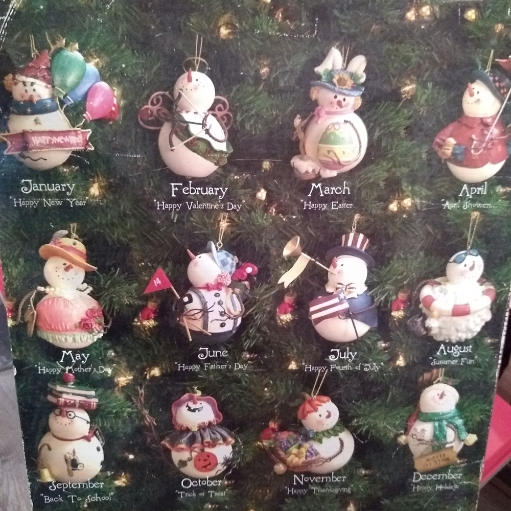 Kirkland's snowman ornaments